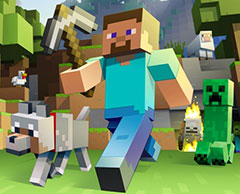 Сцена из Майнкрафт